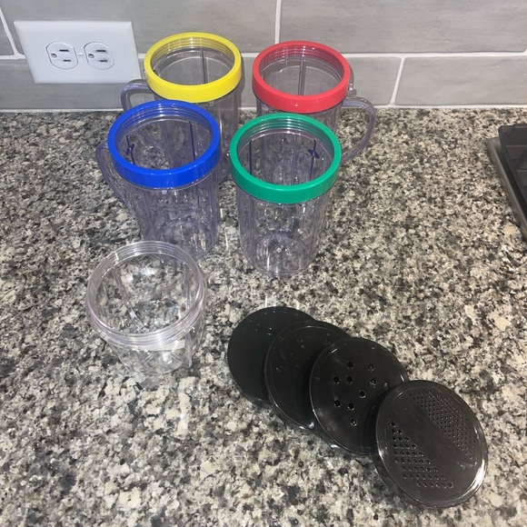 Magic Bullet Kitchen Magic Bullet Replacement Cups Accessories